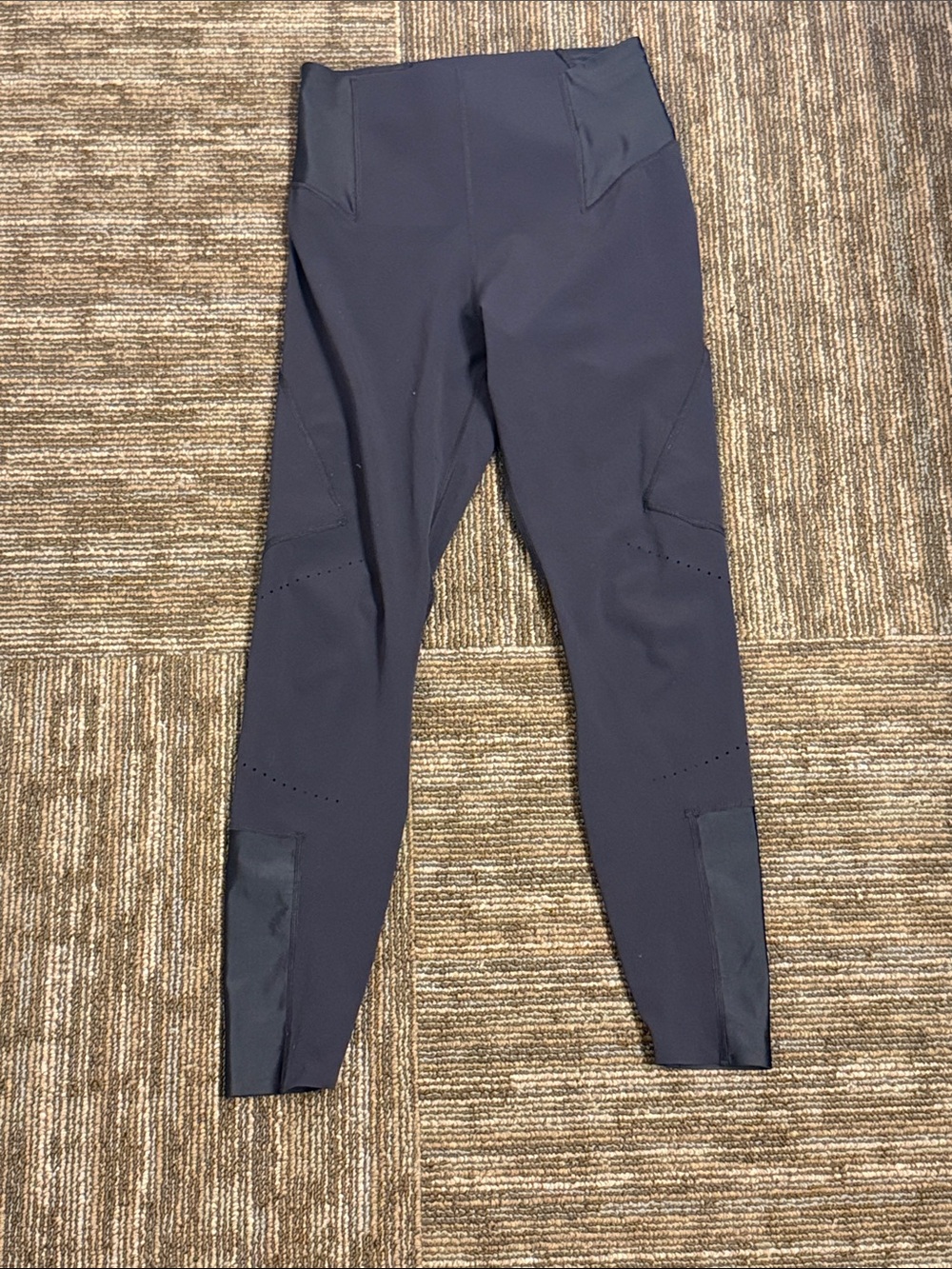Nike Black Leggings with Perforated Detail